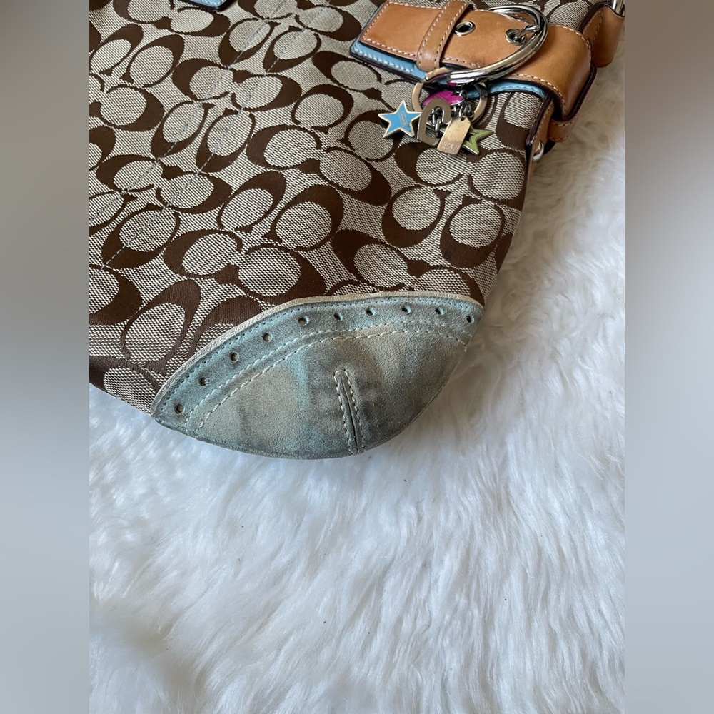 VINTAGE COACH SHOULDER BAG - Picture 4 of 10